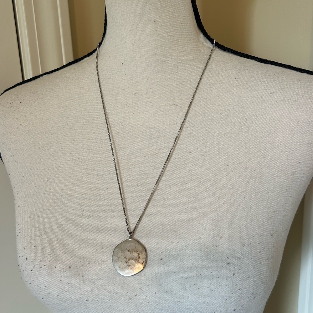 Lucky brand Elegant Silver Pendant layering Necklace